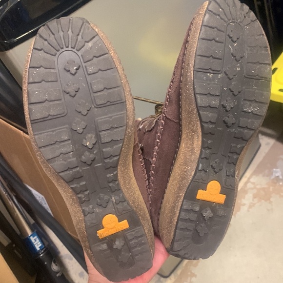 Timberland Fauna Waterproof Brown Leather Moc Toe Lace-Up Boots Women’s 7 - Picture 11 of 15